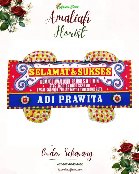 Papan Bunga Ucapan Selamat Cimanuk